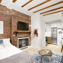 24-6 Gramercy area Newly reno Studio W/D in unit